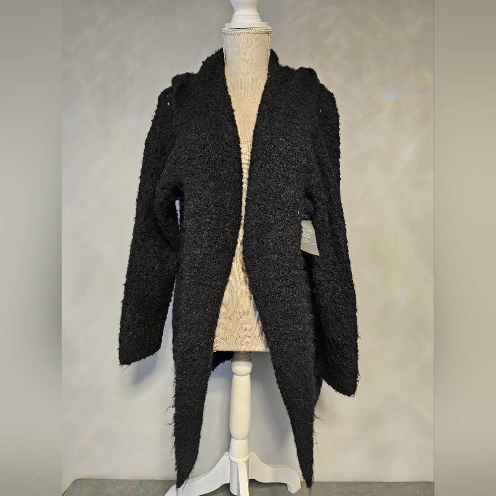 Vince Camuto knitted hooded Carnigan